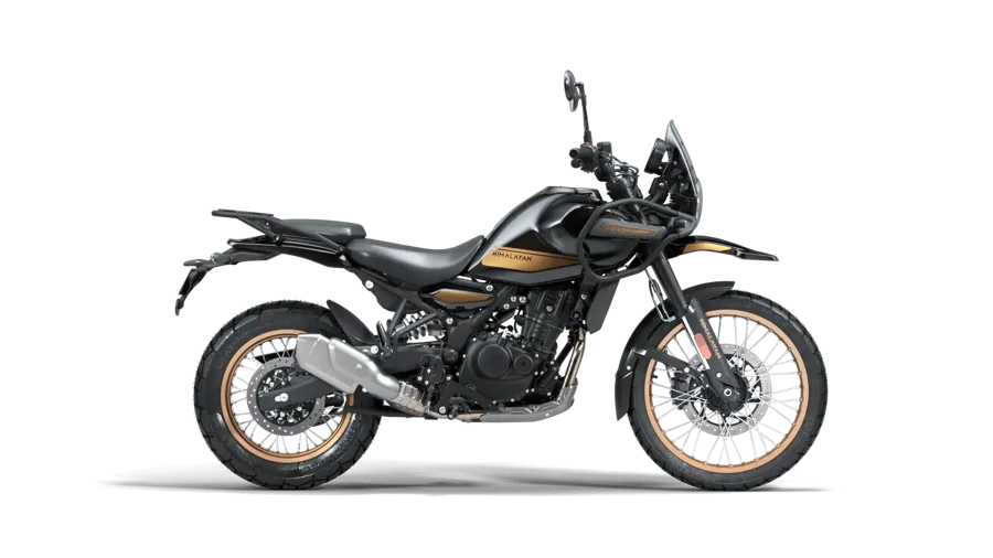 Royal Enfield Himalayan 450 Hanle Black – Nero con dettagli gialli